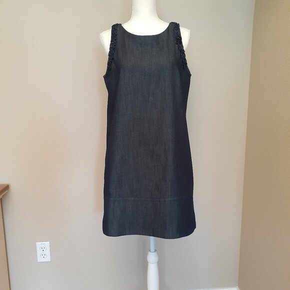 'S Max Mara Denim Shift Dress - Picture 2 of 12
